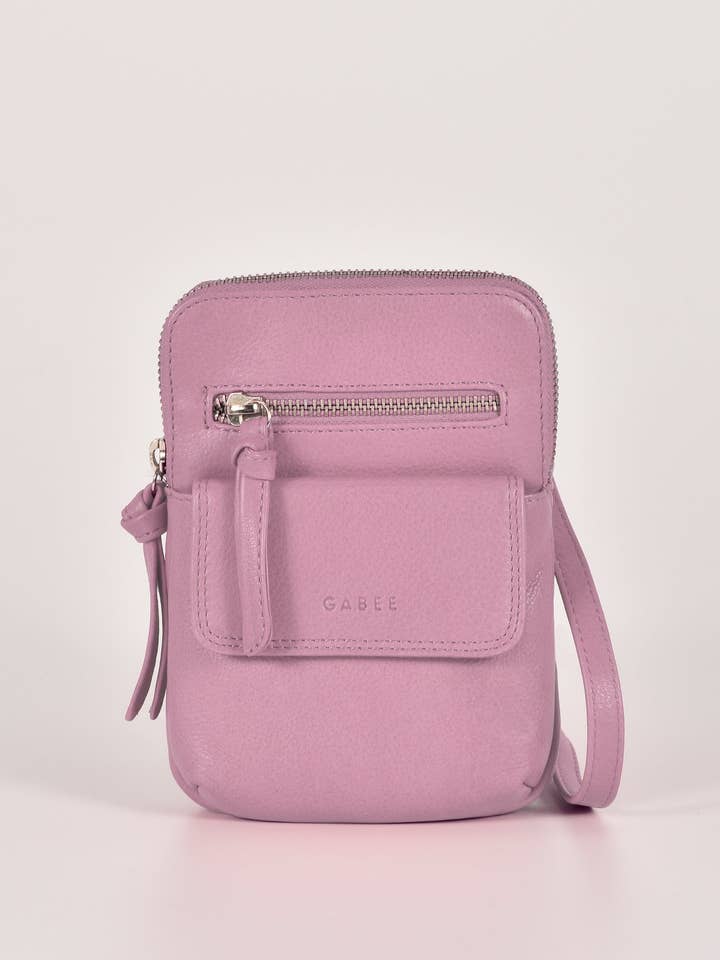 Lauren Leather Mini Crossbody for wholesale by GABEE PRODUCTS