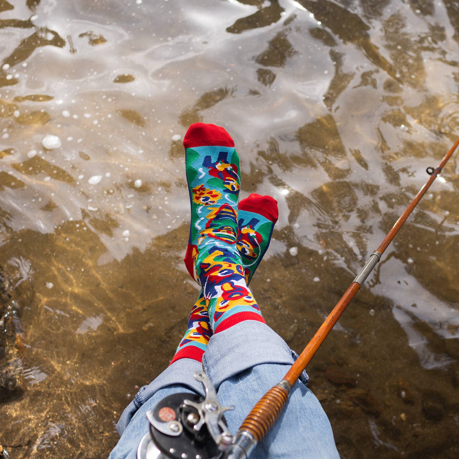 Lavley – wholesale Socks – Unisex – Fish More, Worry Less Socks8
