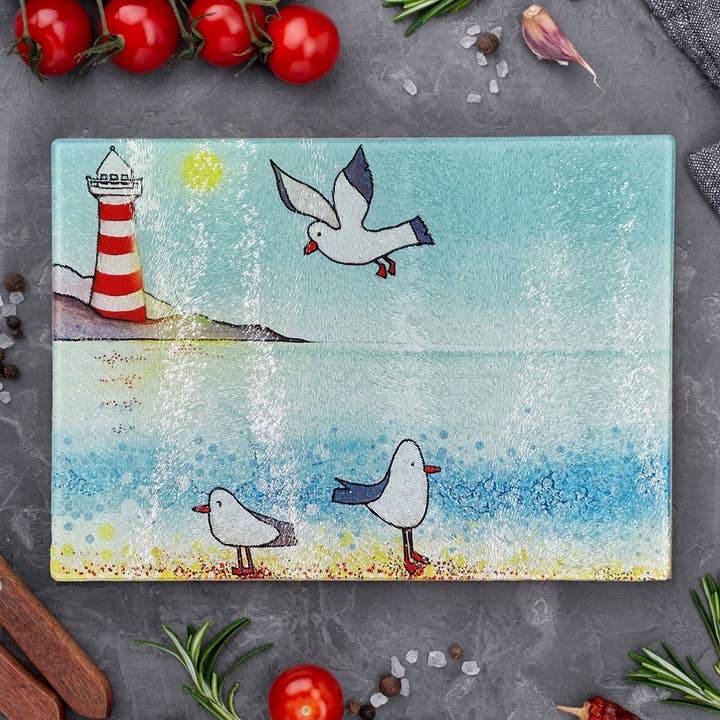 97-WTS Mouettes & Phare Planche à Découper pour la vente par By Jo Crafts