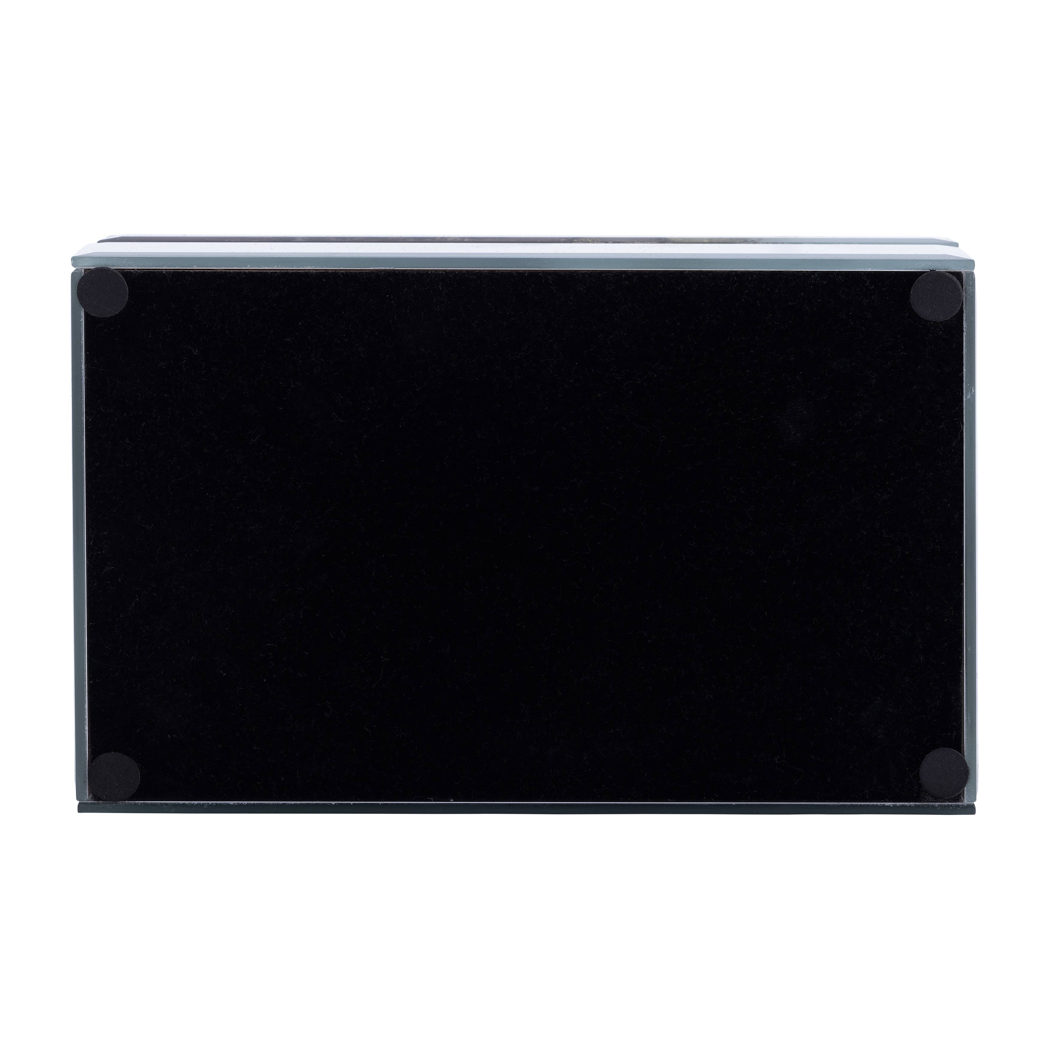 Sagebrook Home - Wholesale Decorative Box - Decorative Box - White/Beige/Gold Wood Abstract, 8x3 in.11