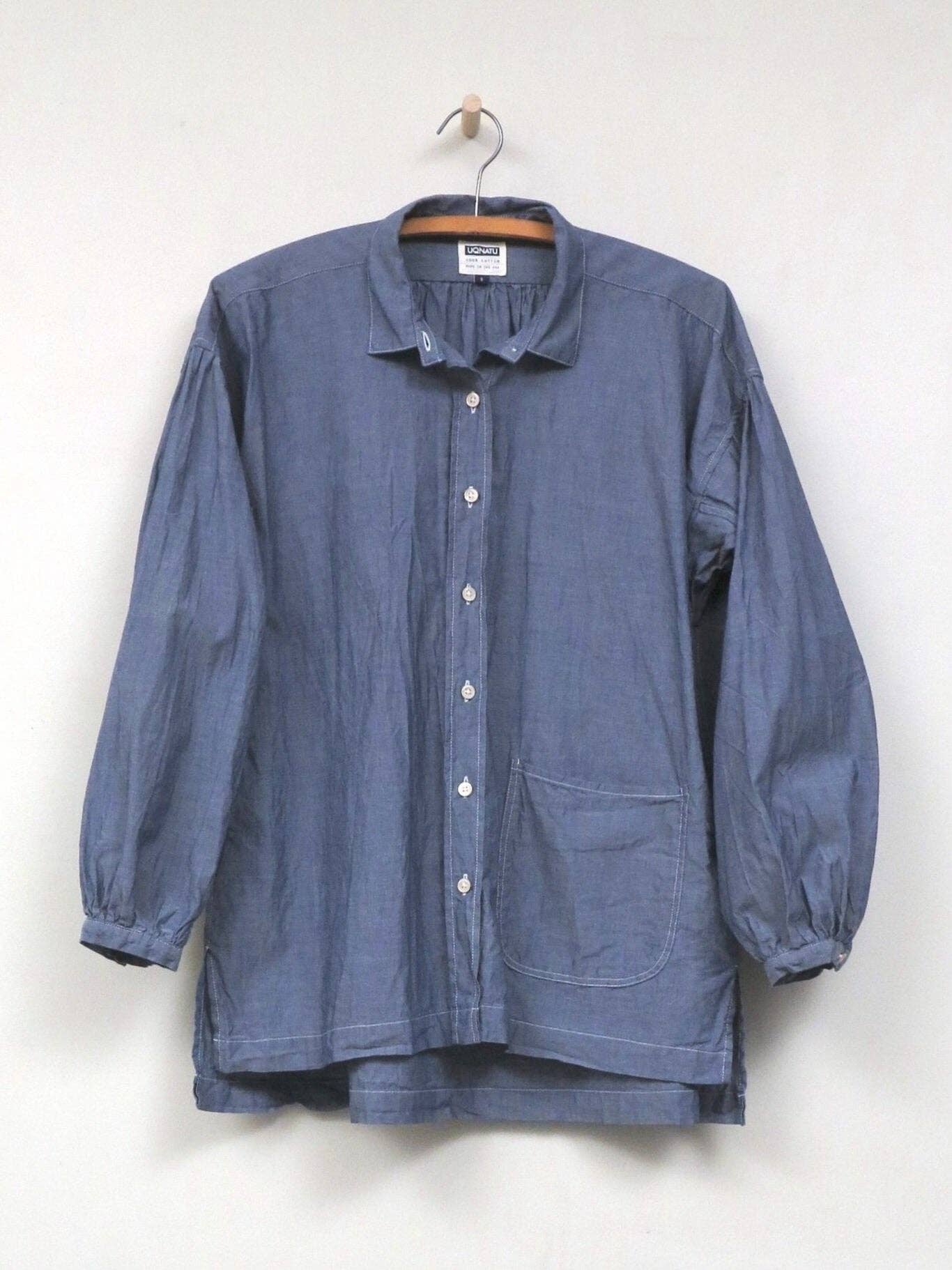 UQNATU - Wholesale Button Down Shirt - Women's - Long Sleeve Smock Organic Batiste4