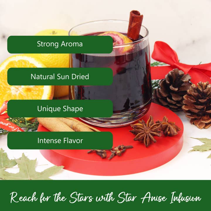 Natural Plus Green – Engroshandel Tørret krydderi – NPG hel kinesisk stjerneanis 16 Oz3