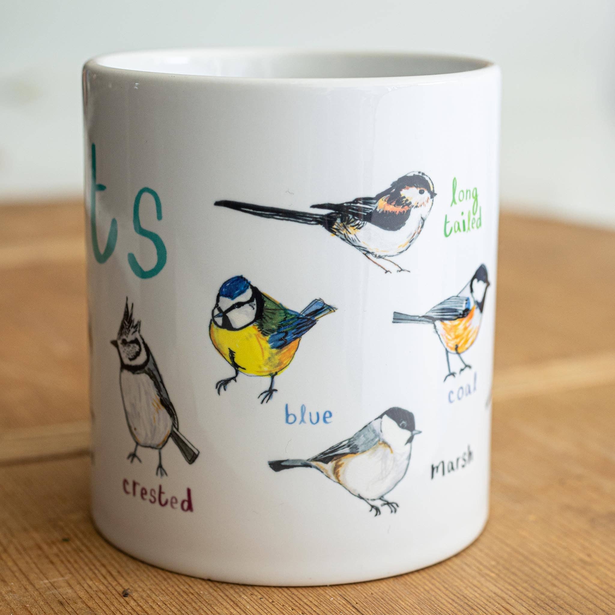 Sarah Edmonds Illustration - Wholesale Coffee Mug - Tits Ceramic Bird Pun Mug2