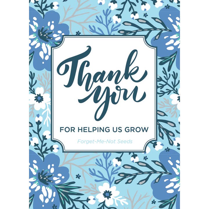 Bentley Seed Co. - Wholesale Plant Seeds - Help Us Grow Forget Me Not - Forget Me Not Seed Packets