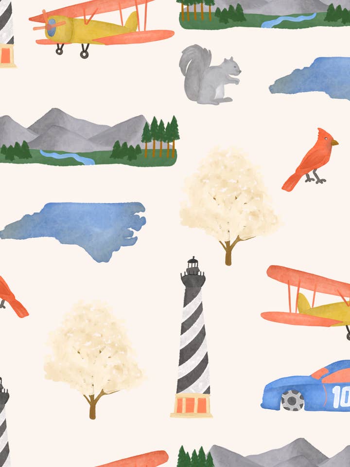 Pyjama en bambou de l'État de Caroline du Nord pour la vente par With Love, From Collection