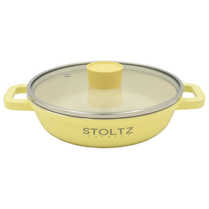 IH Casserole Pot 20cm Lemon Meringue (KP963274) for wholesale by KEY Company