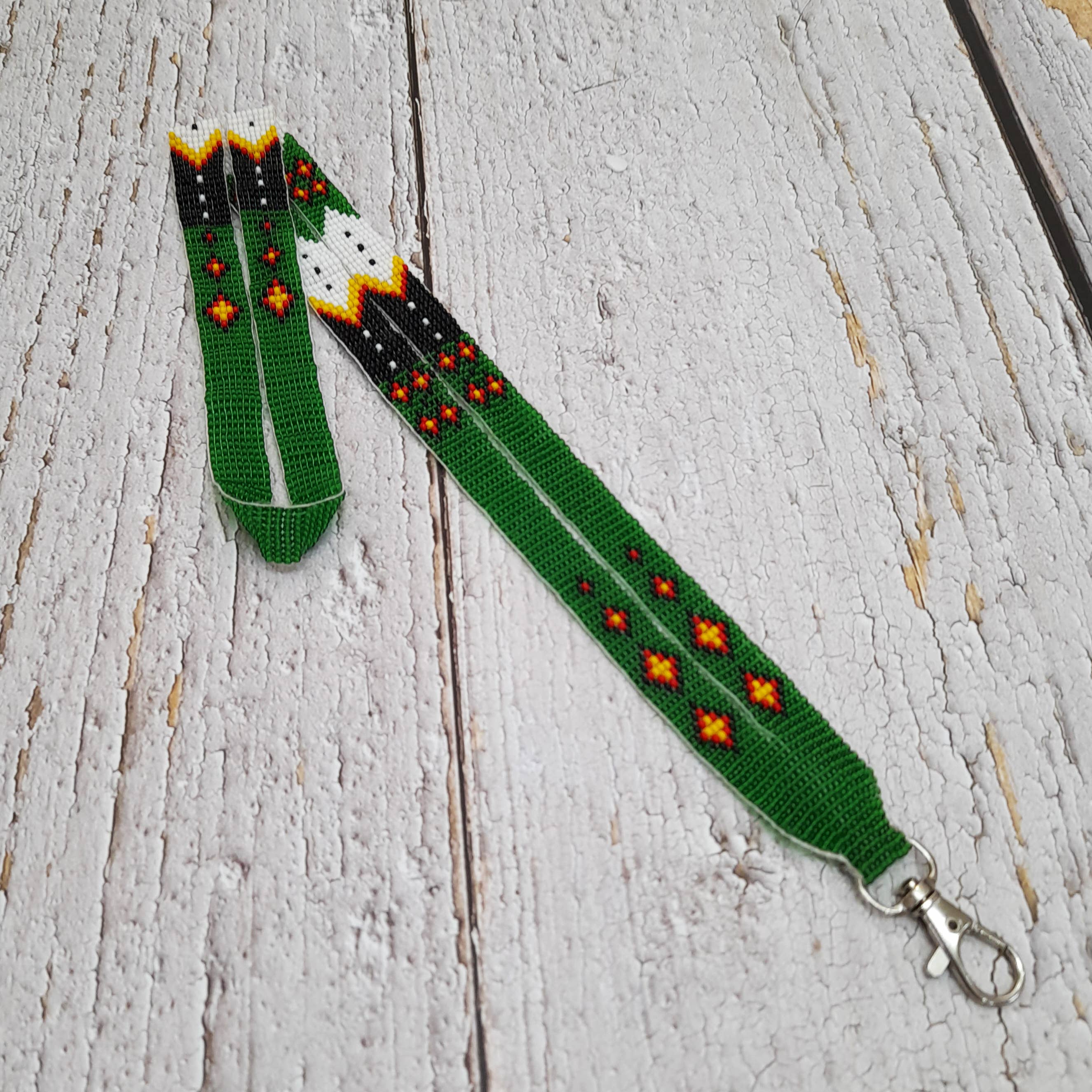 KANGURAH - Wholesale Lanyard - Women's - Beaded Lanyard with Matching Beaded Earrings, ID Card Holder11