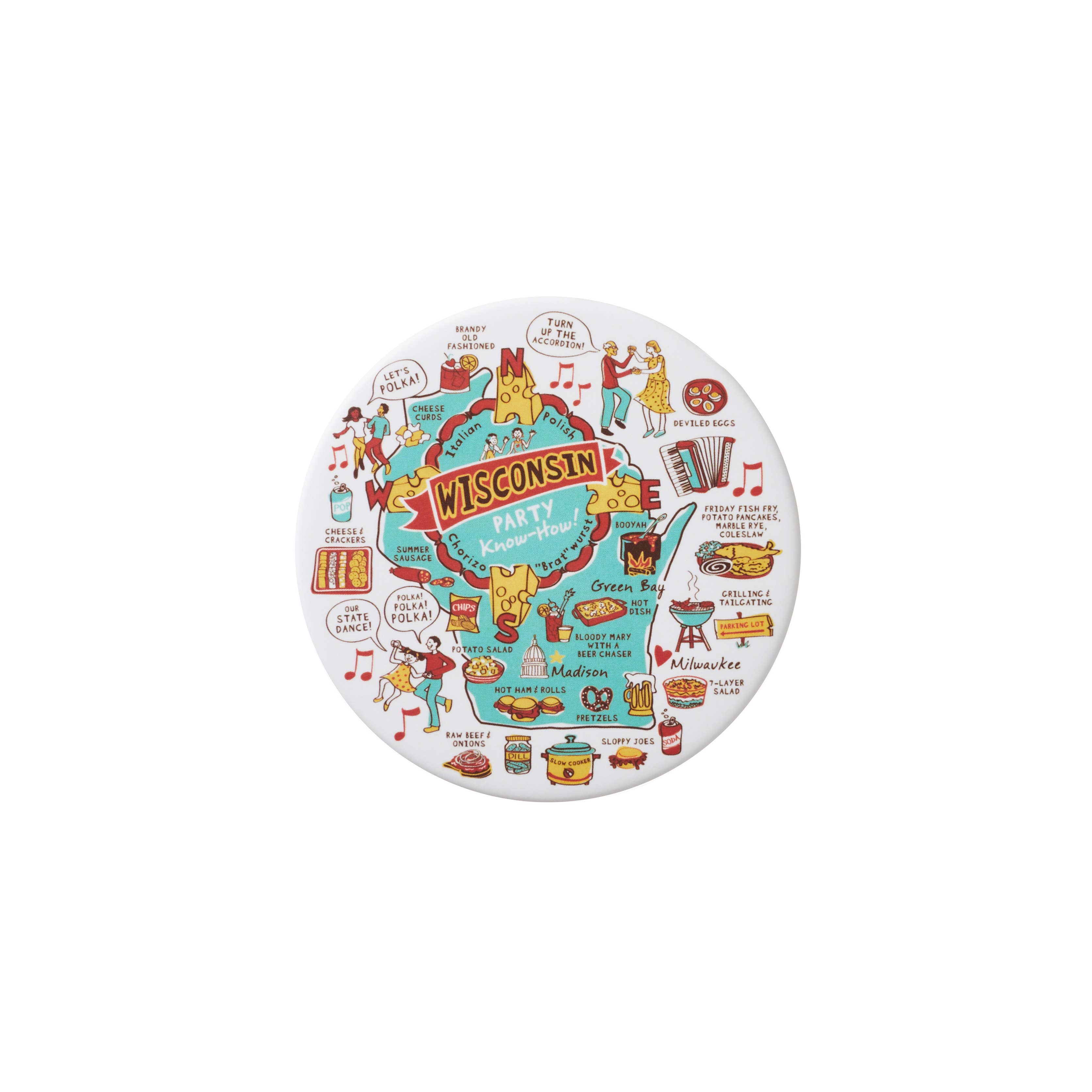 HANmade Milwaukee - Venta al por mayor Imanes - Imán Wisconsin Party Know How