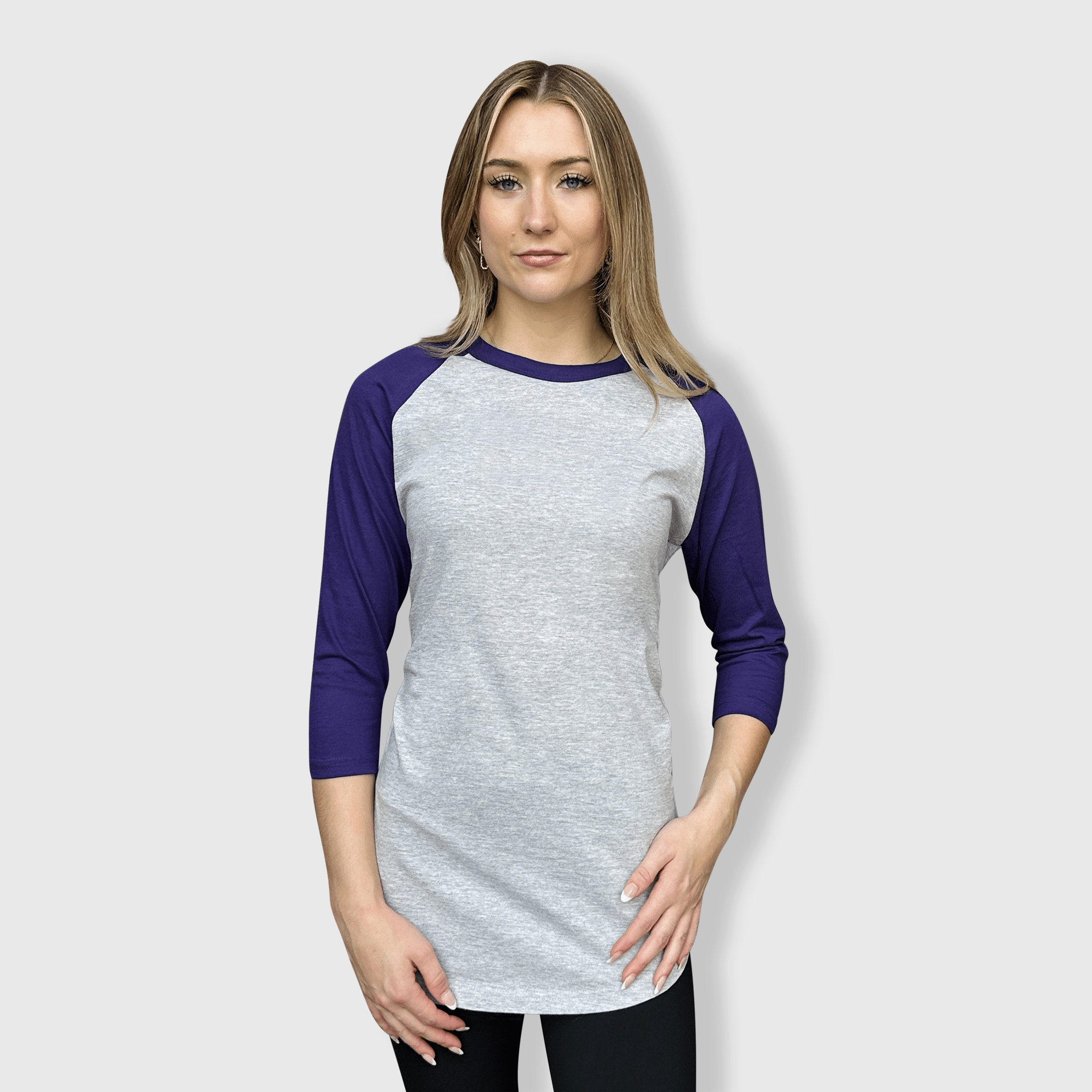 ILTEX Apparel - Vente T-shirt – femme - T-shirt de baseball adulte à manches raglan 3/4 - Plus de 35 couleurs43