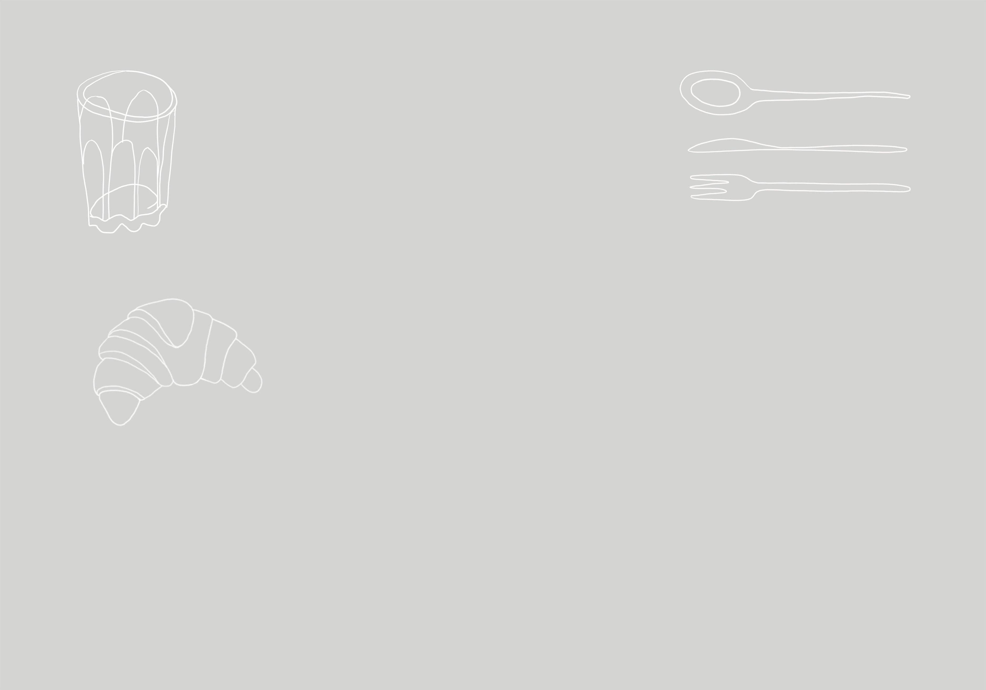 À bientôt - Wholesale Placemat - Petit Dej Organic Linen Placemat in White3