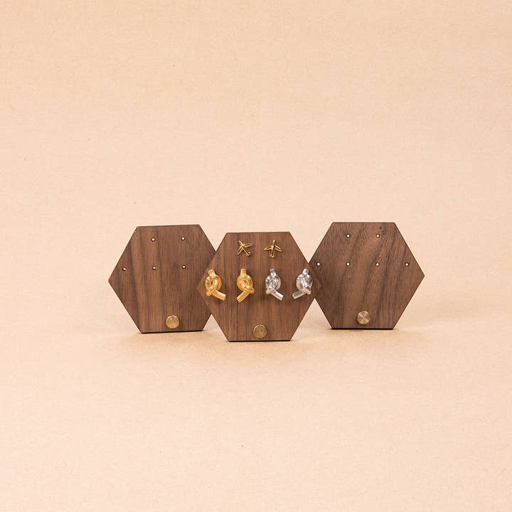 Solid Hexagon Stands (Set of 3) for wholesale by PRESSIE