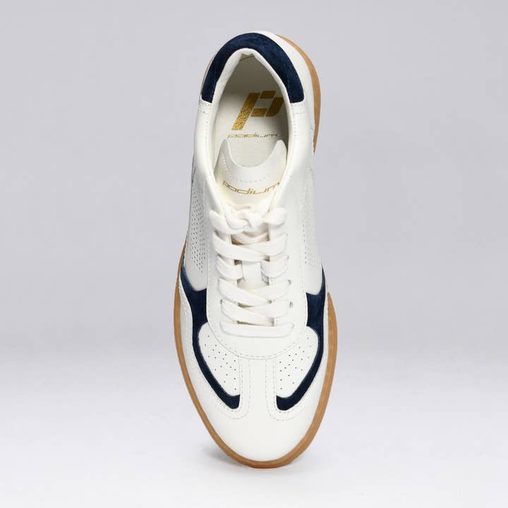 Crisp white midnight navy PODIUM P-1 HAIL for wholesale on Faire2