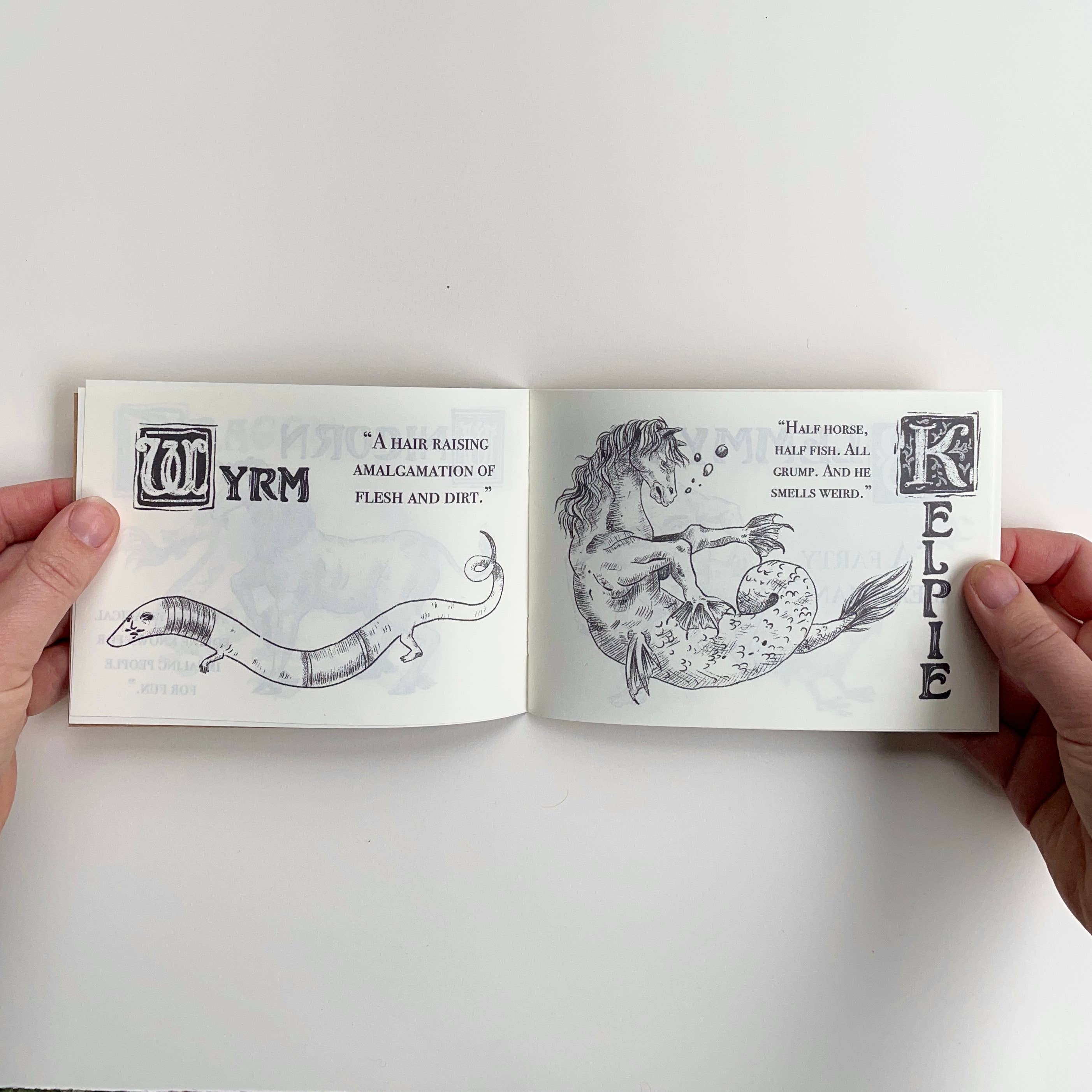 Ashlea Bechaz Illustration - Wholesale Magazine - Zine - Medieval Monsters3