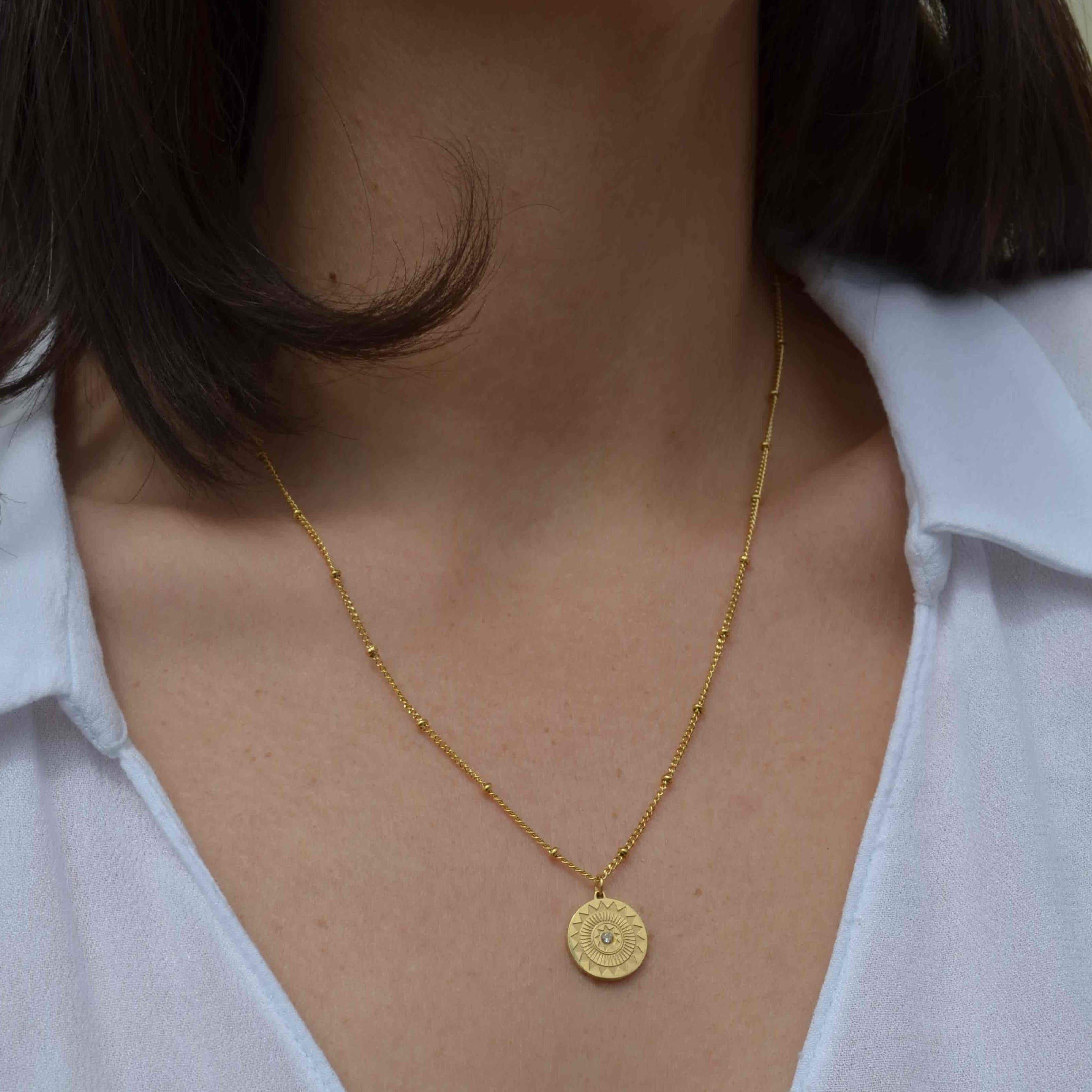 CORAZUL - Venta al por mayor Collares con colgantes/abalorios - COLLAR CORAZUL «PELE»1