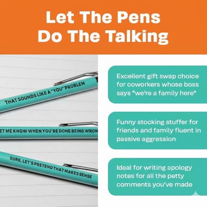 MilkToast Brands - Wholesale Pen - Passive Aggressive Pens4