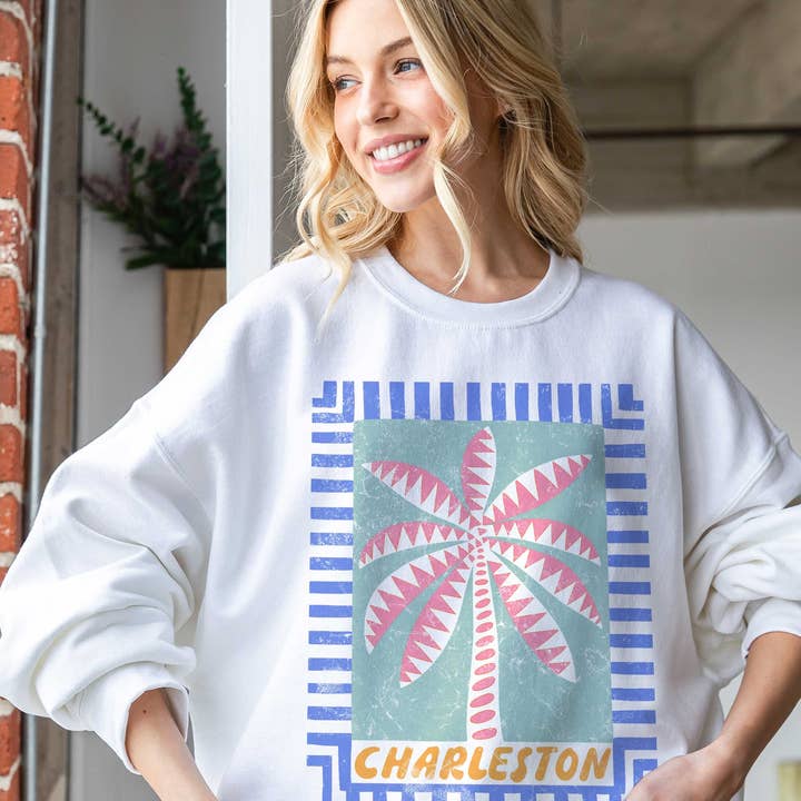 CHARLESTON Oversized Sweatshirt for wholesale by BLUME & CO.