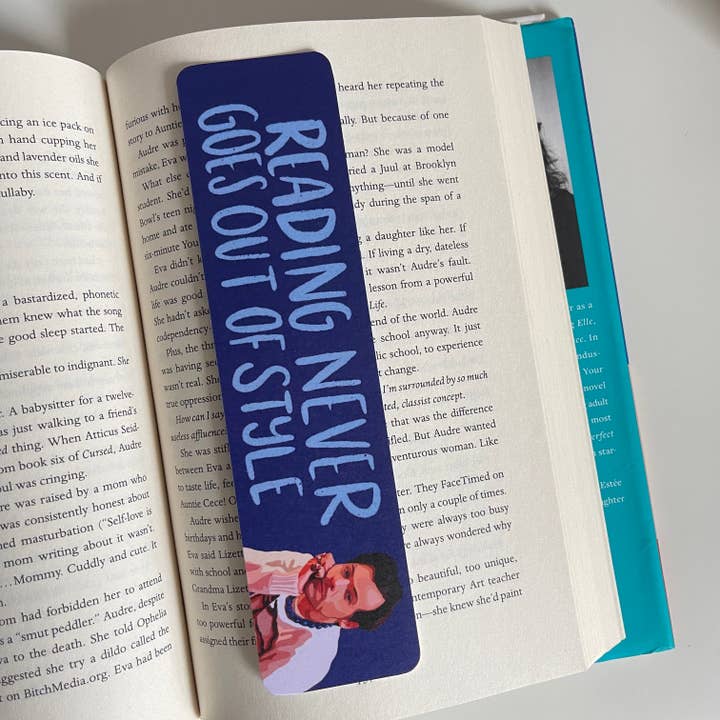 Reading Never Goes Out Of Style Harry Inspired Bookmark for wholesale by Paper Rings Press