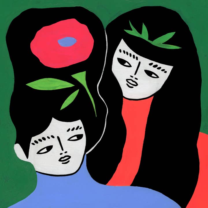 Talking Eyes Giclée Print for wholesale by Rare Press