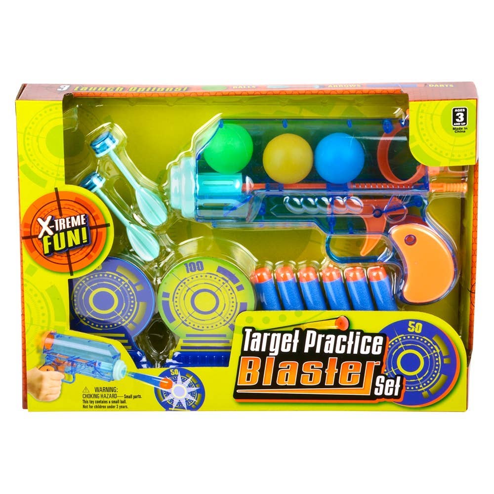 La Luna Bella - Toys – Brinquedo clássico - Crianças por atacado – Conjunto de Blaster para Prática de Tiro 12/ - LLB Toys4