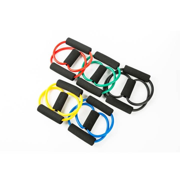 VIGOR - Wholesale Yoga Strap/Band - Yoga Fitness Resistance 8 Word Chest Expander Rope Workout M4