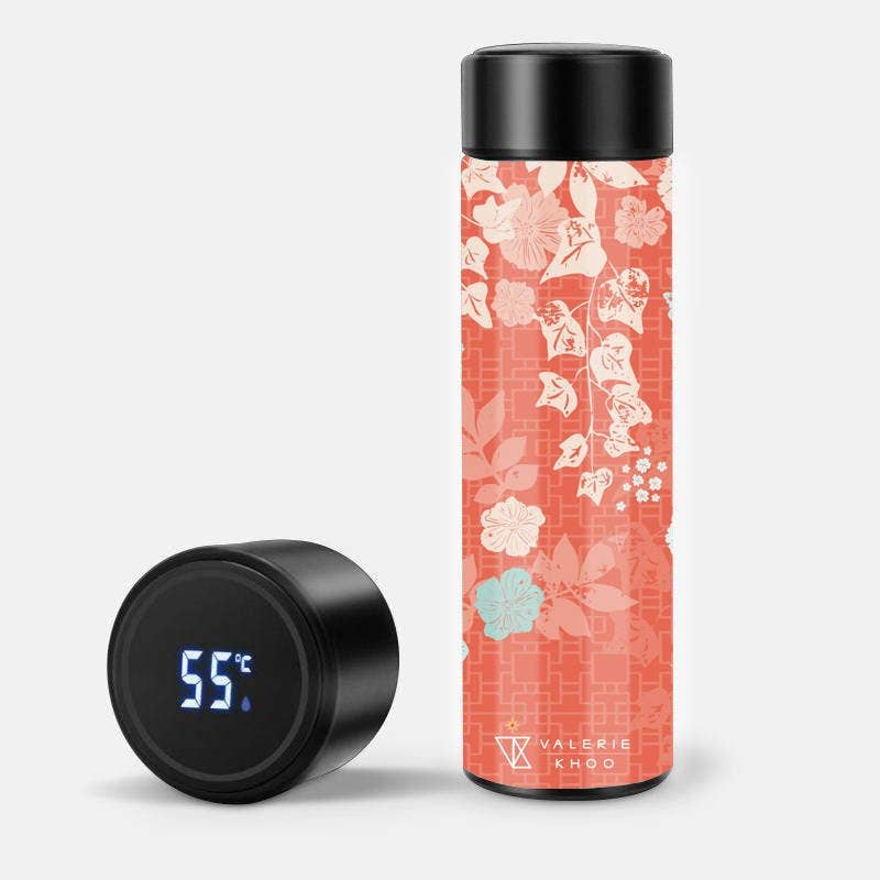 ArtSHINE - Vente Bouteilles d'eau - Bouteille de boisson intelligente à affichage LED - Butterfly Screen par Valerie0