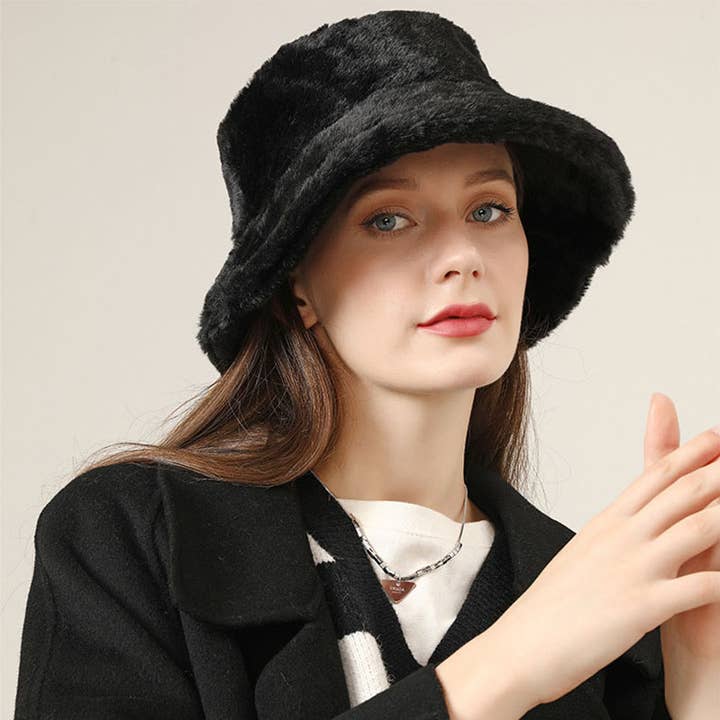 Faux Fur Winter Bucket Hat Fuzzy Warm Fisherman Cap and other Purchase Wholesale fisherman hats. Free Returns & Net 60 Terms on Faire trending on Faire.