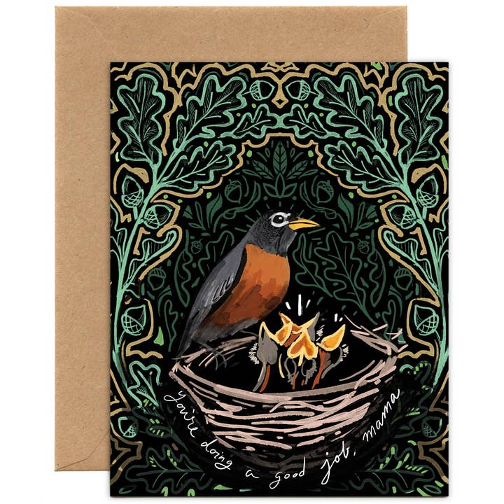 Du machst einen guten Job, Mama — Ermutigung, Muttertagskarte für den Großhandel von Tiny and Snail