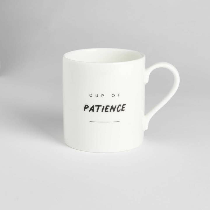 Tasse de patience pour la vente par Jin Designs
