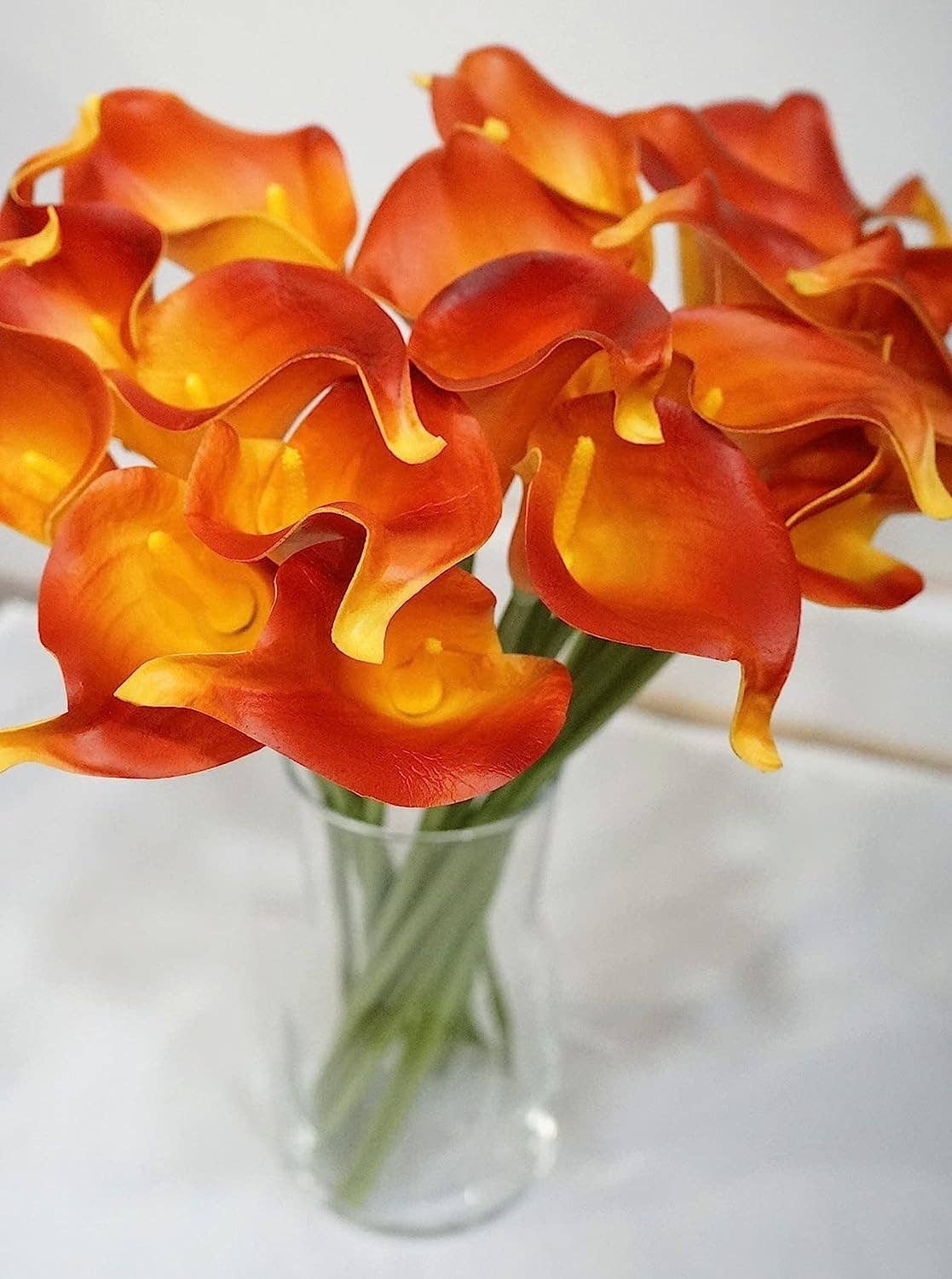 Sweet Home Deco – wholesale Konstgjorda blommor – Konstgjorda sidenblommor i orange för höstpynt och bröllopsevenemang6