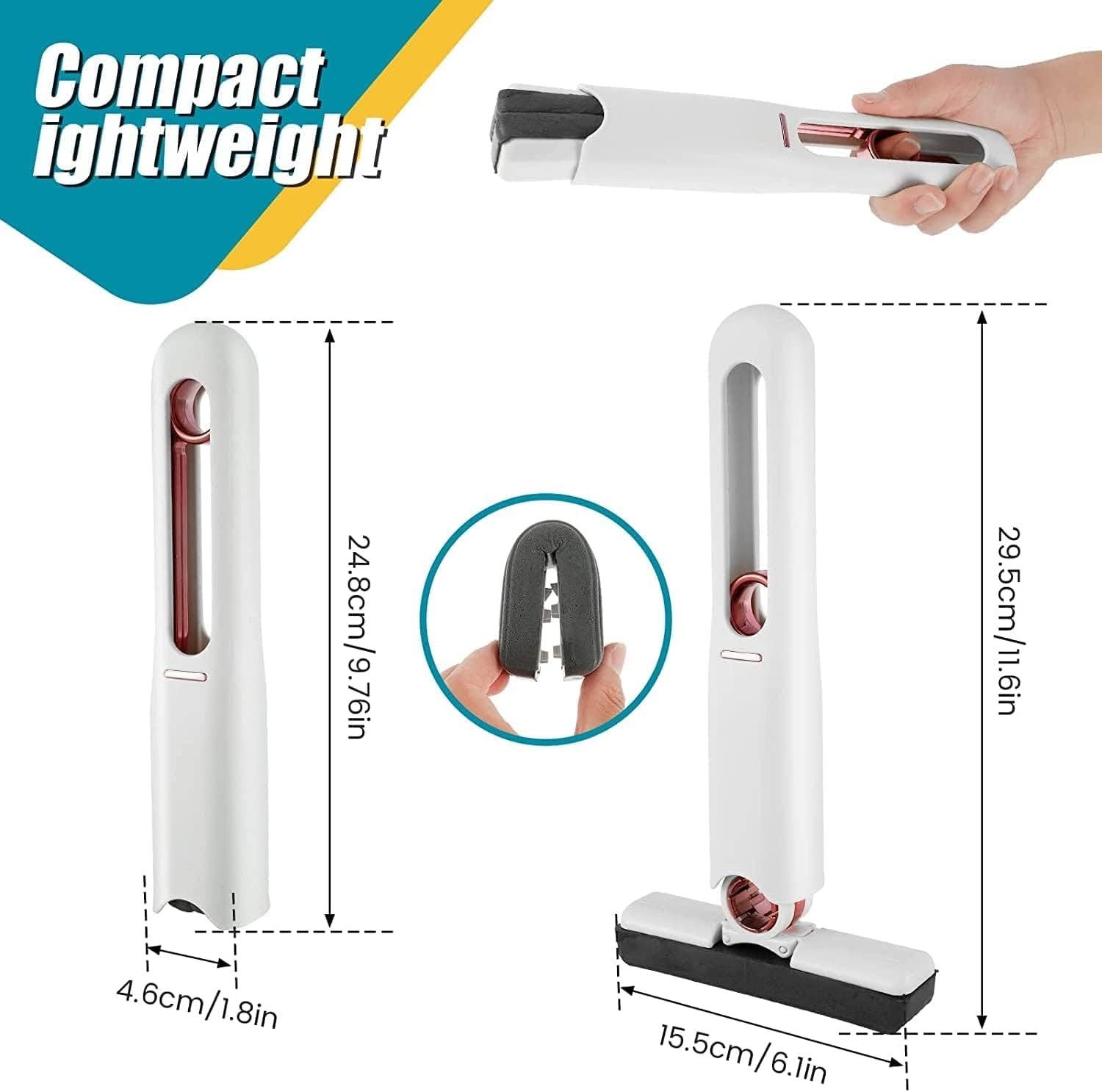 VIGOR - Wholesale Mop - Portable Self-Squeeze Mini Mop, Quick Clean Small Mini Mop1