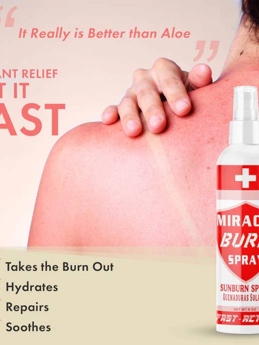 Cactus Juice Miracle Burn Spray 6oz for wholesale by Cactus Juice