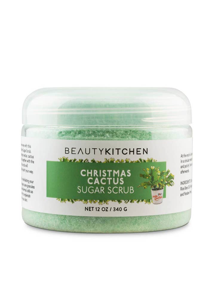 12 oz kerstcactussuikerscrub voor wholesale door Beauty Kitchen