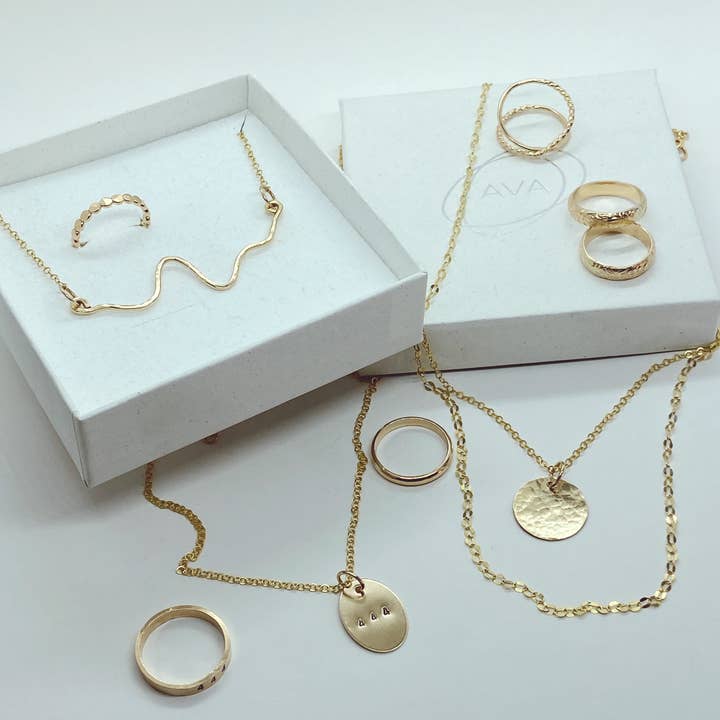 AVA Handmade Jewelry - Wholesale Band/Stacked Ring - Vintage floral thick band; floral thick band, floral band3