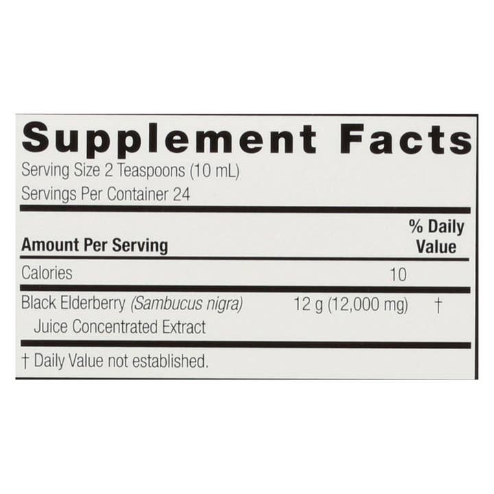 Everyday Supply Co - Wholesale Oral Supplement/Vitamin - Nature's Answer - Sambucus Nigra Black Elder Berry Extract - 8 Fl Oz