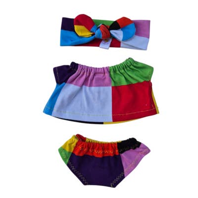 LEOPOLDINE macacão com folhos coração por atacado de Maman Poule et Papa Coq