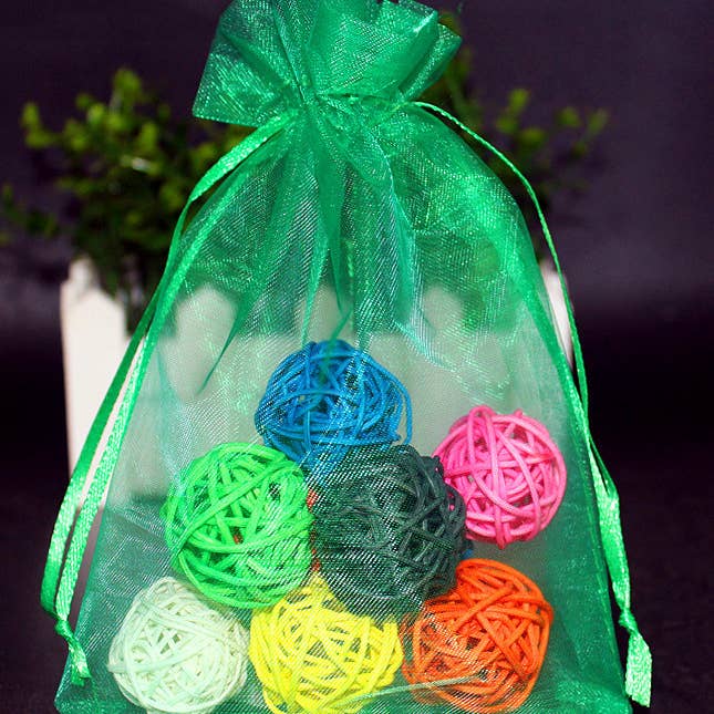 Ole - Wholesale Gift Bag Set/Pack - 7*9 CM 10 PCS Organza Wrapped Gift Bag Set