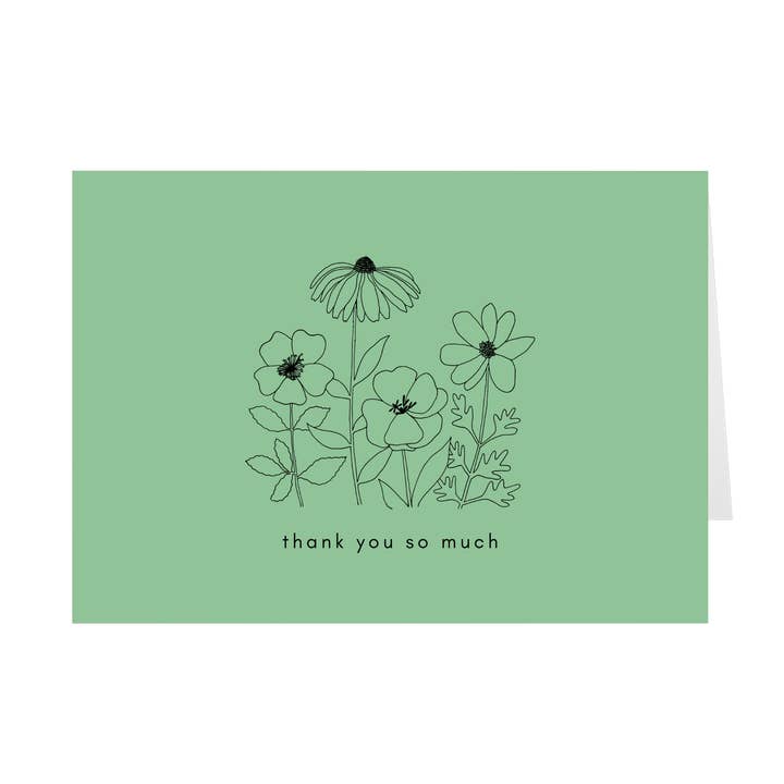 Thanks So Much Card for wholesale by The Perch