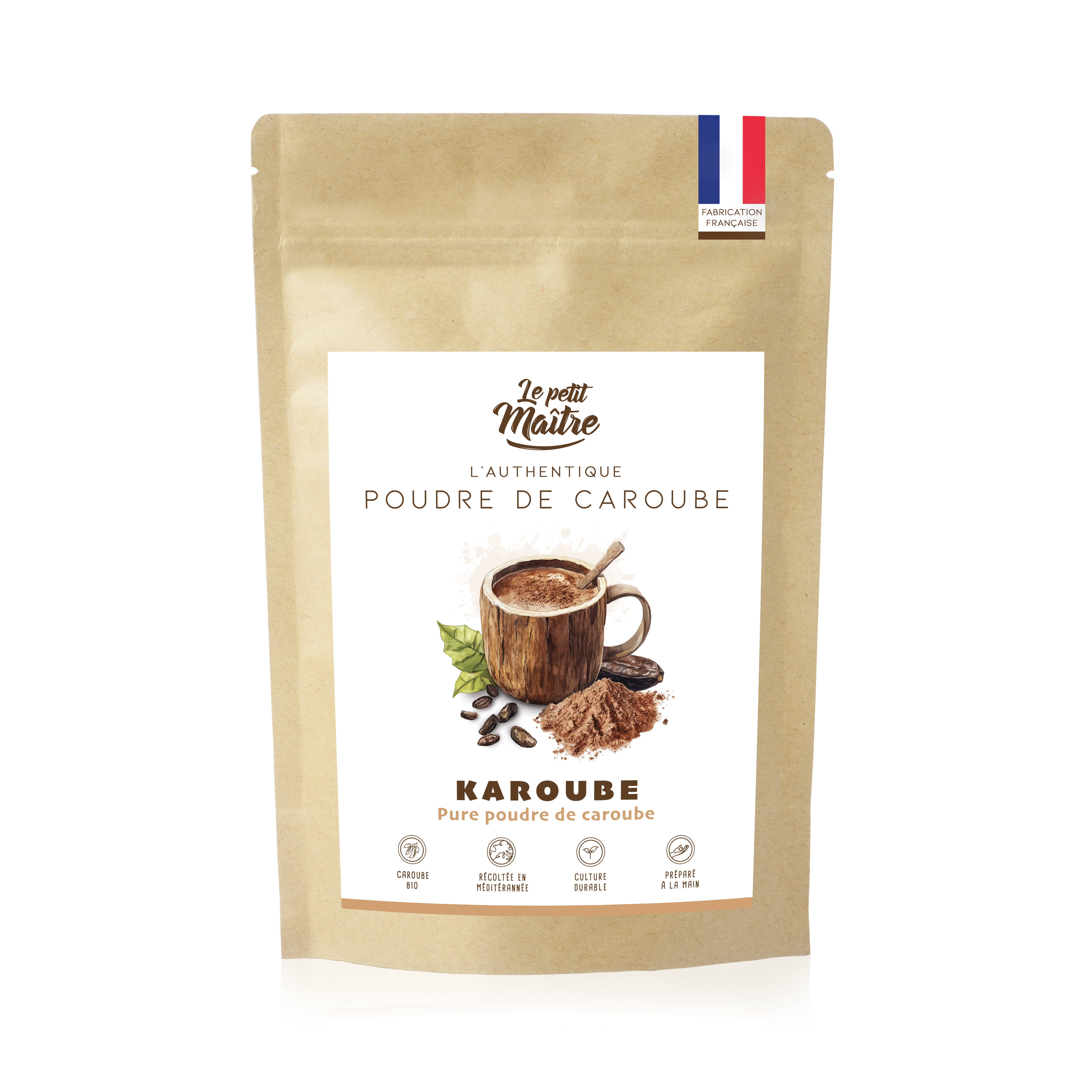 Le petit maître - Vente Préparations/kits pour chocolat chaud - Poudre de caroube bio