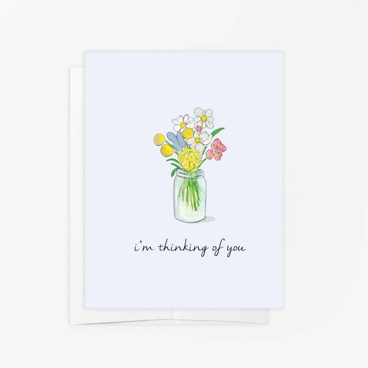 Greeting Card - I am Thinking of You flowers for wholesale by emmy+olly