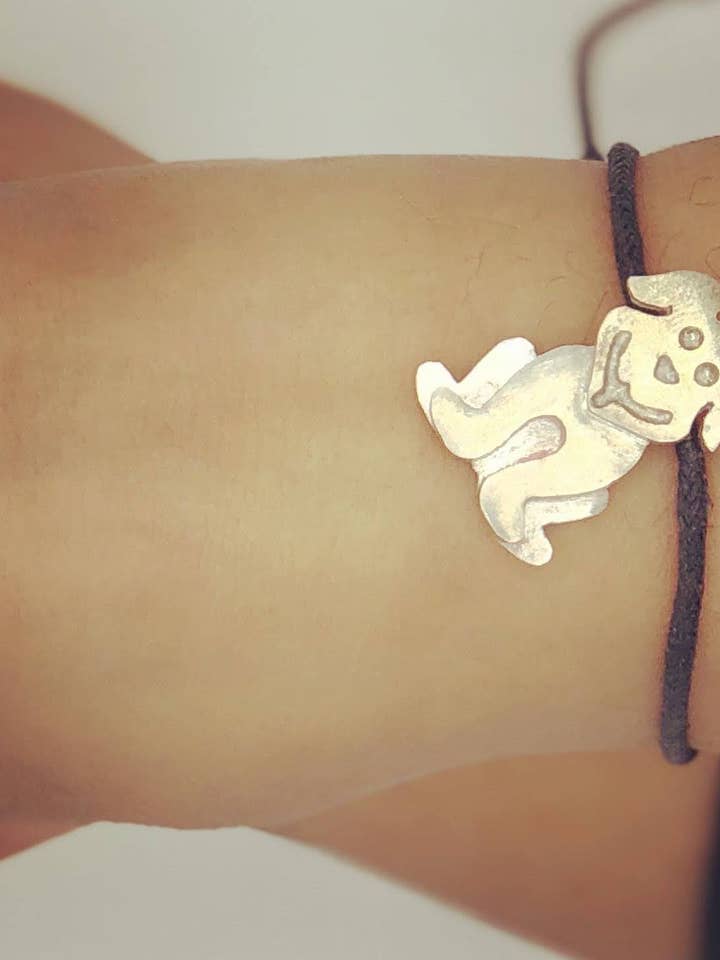 Paws charm String Anklet for wholesale by Mirasalondon