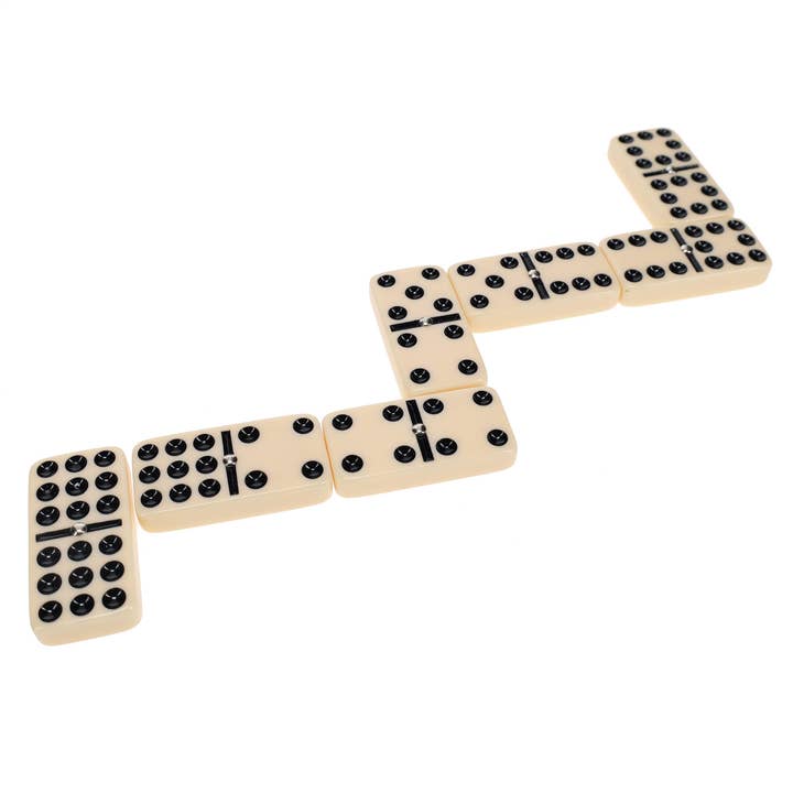 Wood Expressions - Wholesale Dominoes - Double Nine Dominoes With Spinners - Thick Size4
