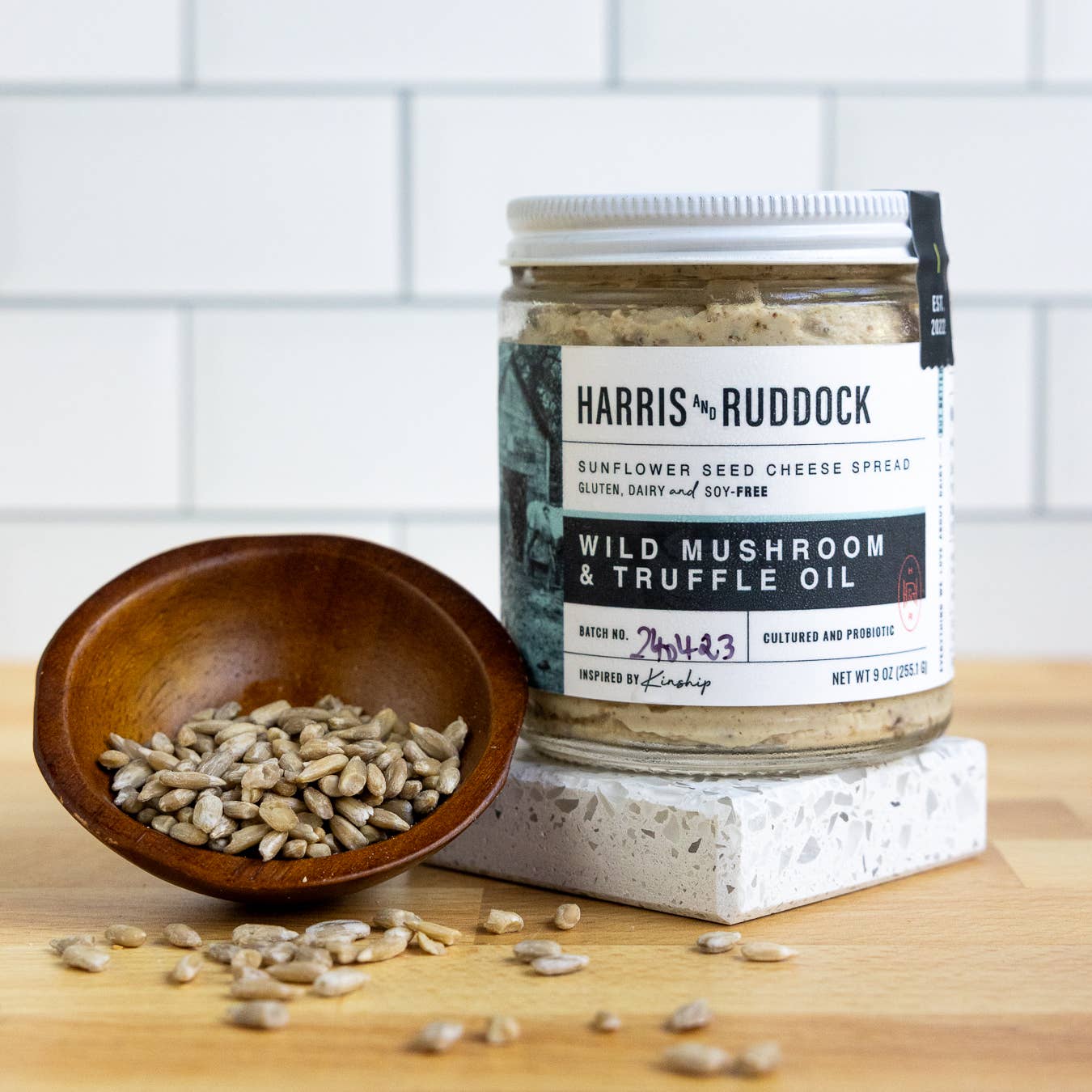 Harris and Ruddock - Wholesale Cheese - Wild Mushroom & Truffle Oil Cheese Spread - 9 oz2