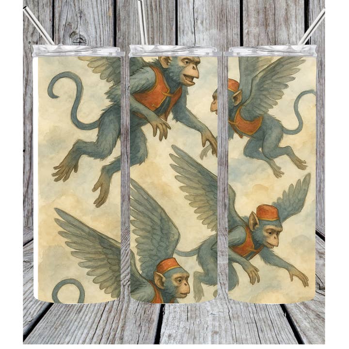 Eclectic Wallflower Boutique - Wholesale Insulated Mug/Tumbler - Flying monkeys tumbler0
