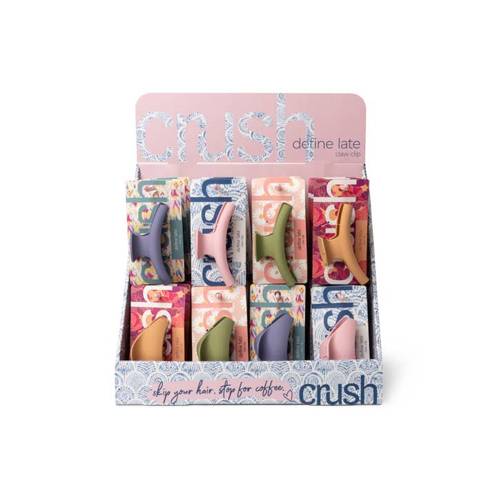 DM Merchandising - Wholesale Hair Clip - Women's - Crush Define Late Claw Hair Clip