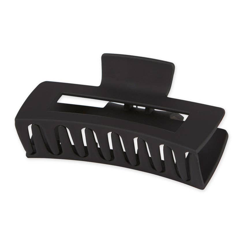 Hadley Wren - Wholesale Hair Clip - Women's - Large Matte Hair Claw - Black2