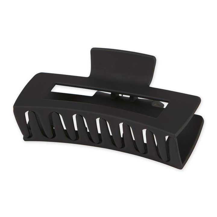Hadley Wren - Wholesale Hair Clip - Women's - Large Matte Hair Claw - Black2