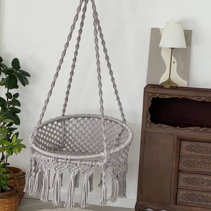 Hängande korgsvingstol i hängmattemodell för wholesale av Deholzwart GmbH