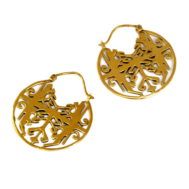 Brincos Aztec Mandala por atacado de Gypsy Winds Bcn