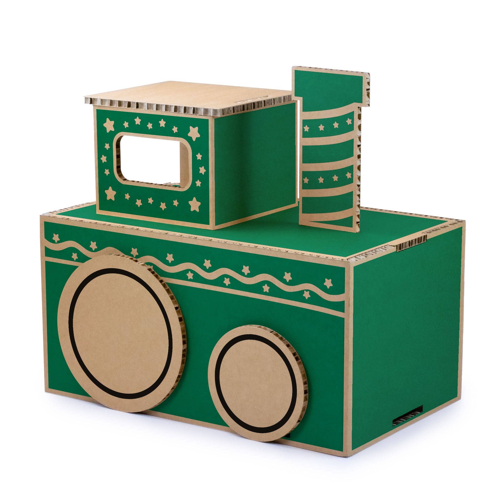 Rippotai - Wholesale Christmas Decoration - Eco-friendly Cardboard Christmas Train - Customizable Locomotive and Wagons1