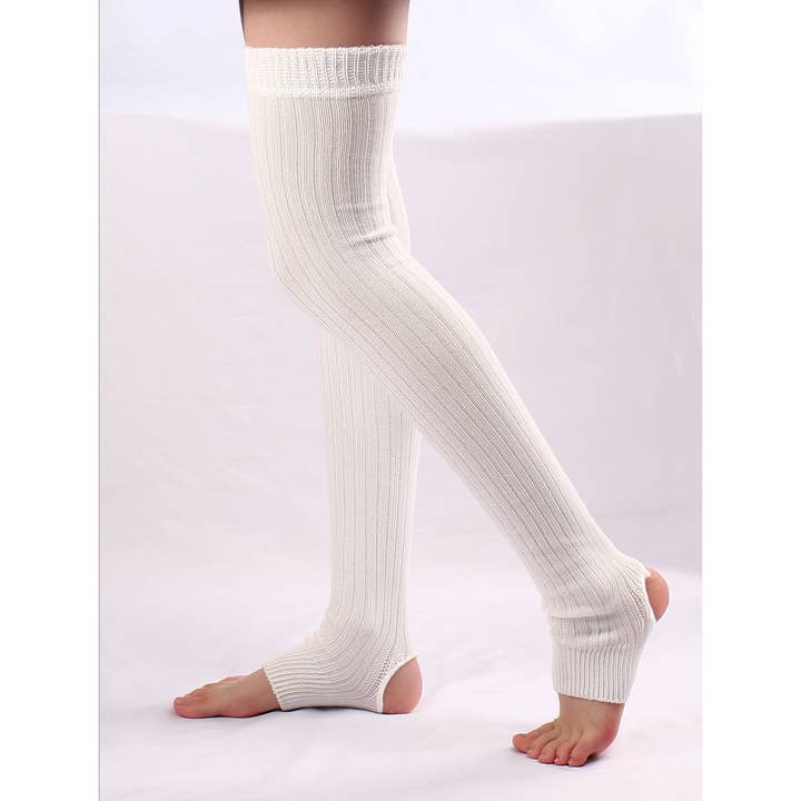 SALINA TRADING INC - Wholesale Socks – Women's - Women's Over-the-Knee Thick Knit Leg Warmers5